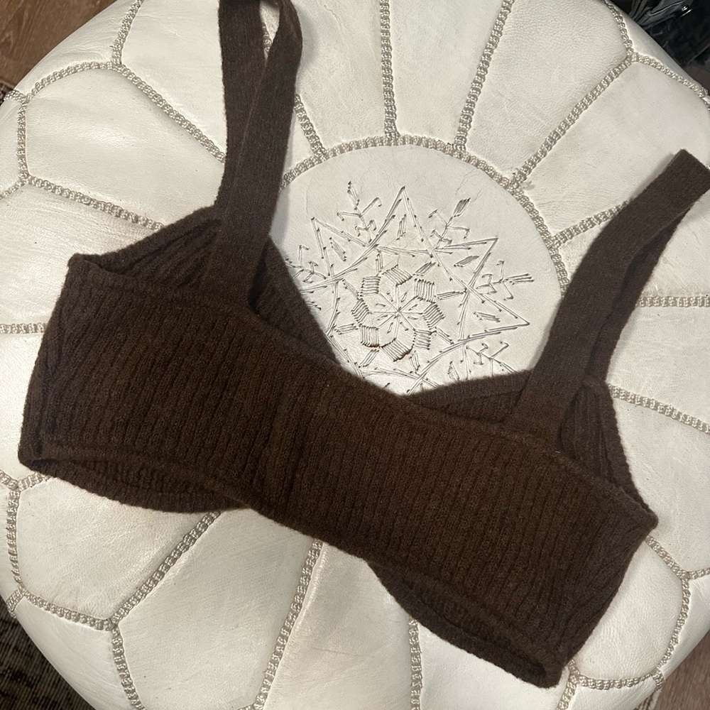 Camila Coelho Trista Oversized Cardigan in Chocolate - Picture 4 of 7